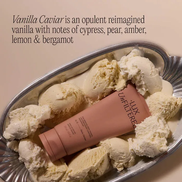 Lux Unfiltered Summer Skin Hydrating Gradual Self-Tanning Body Cream in Vanilla Caviar