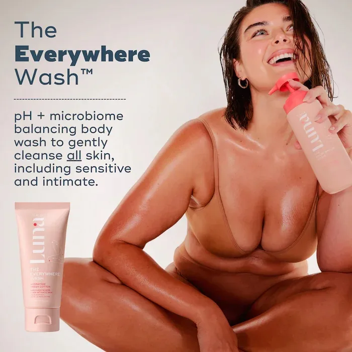Luna Daily The Hydrating Everywhere Body Minis Kit – 3 step microbiome + pH-balancing body care routine