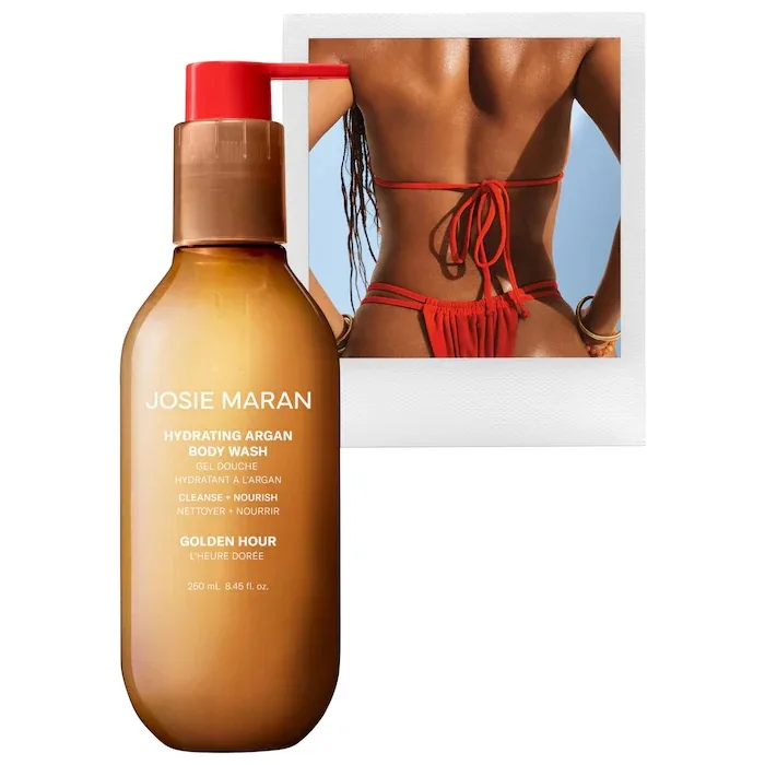 Josie Maran Golden Hour – Hydrating + Cleansing Argan Refillable Body Wash