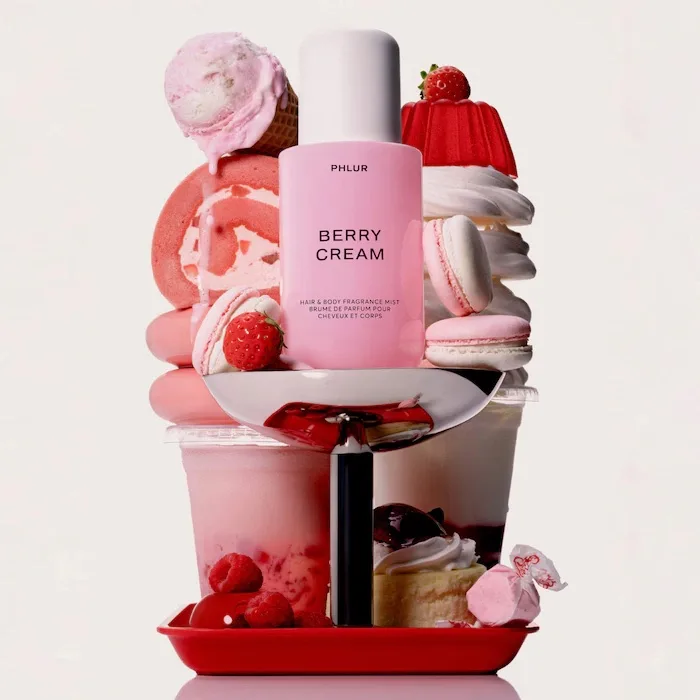 PHLUR Berry Cream Hair and Body Mist