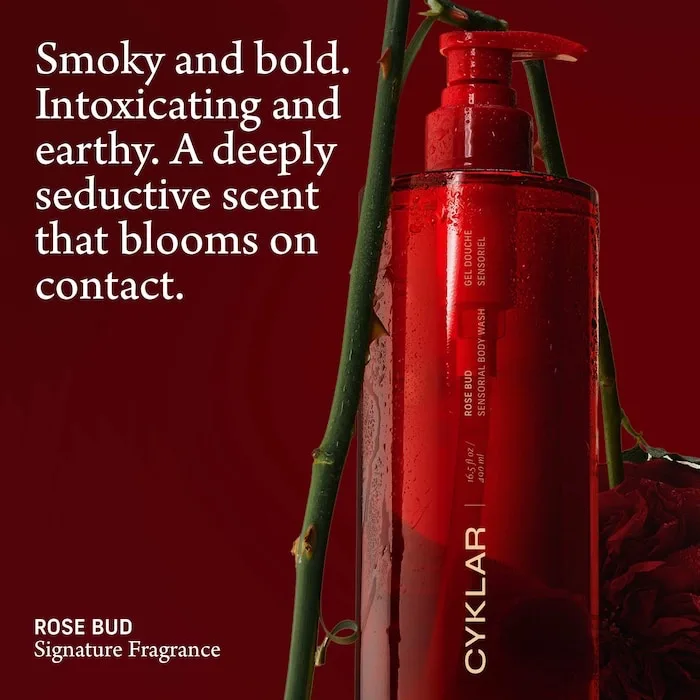 CYKLAR Rose Bud Sensorial Body Wash for Moisture Barrier