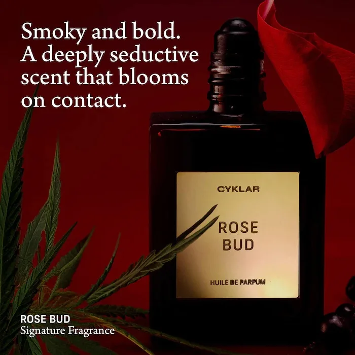 CYKLAR Rose Bud Roll-On Perfume Oil with Hemp and Black Currant