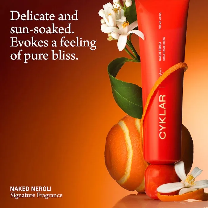 CYKLAR Naked Neroli Urea Hand Cream with Ectoin and Squalane