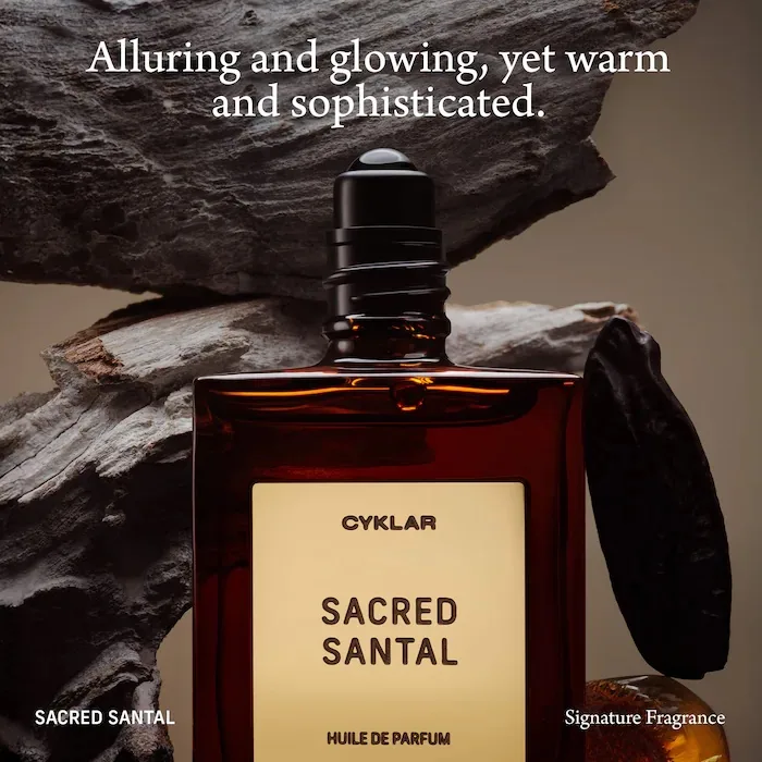 CYKLAR Sacred Santal Roll-On Perfume Oil with Vanilla and Cashmere Wood