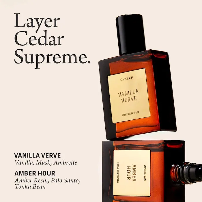 CYKLAR Cedar Supreme Roll-On Perfume Oil with Tonka Bean