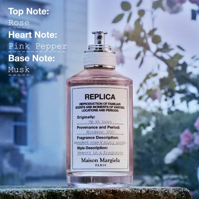 Maison Margiela Up at Dawn Eau de Toilette with Rose, Pink Pepper, and Musk
