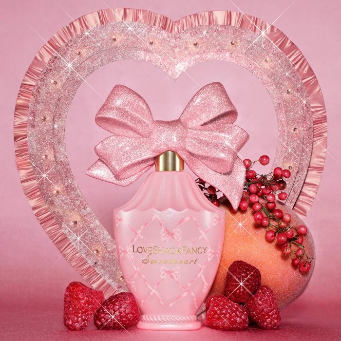 LoveShackFancy Sweetheart Eau de Parfum with Raspberry and Peach