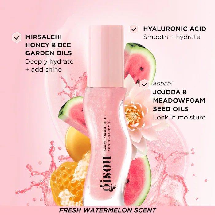 Gisou Honey Glow Icons Hair & Lip Set