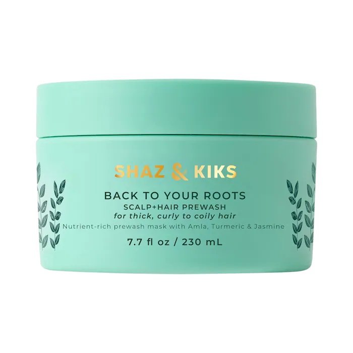 SHAZ & KIKS Scalp & Hair Prewash Mask for Thick, Curly or Coily Hair