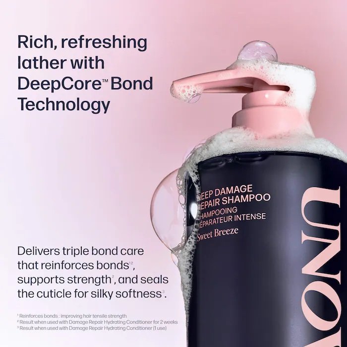 UNOVE Deep Damage Repair Hydrating Shampoo