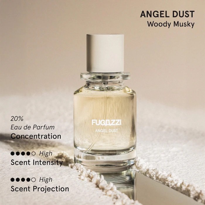 FUGAZZI Angel Dust Eau de Parfum with Bergamot and Woody Musk