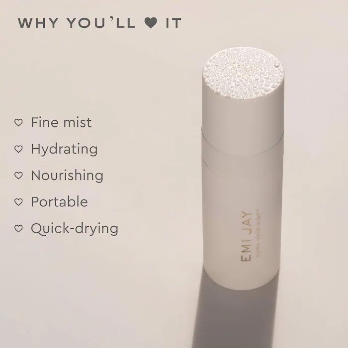 Emi Jay Aura Hair & Body Fragrance Mist in Angel Wings with Amber & Light Musk