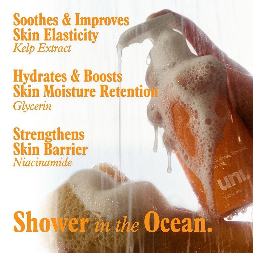 Uni Plush Marine Shower Oil