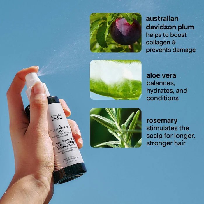 BondiBoost Thermal & Heat Protectant Spray with Aloe + Rosemary