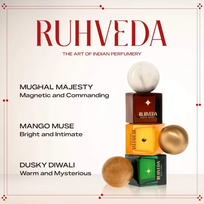Ruhveda MUGHAL MAJESTY Eau de Parfum with Jasmine and Leather