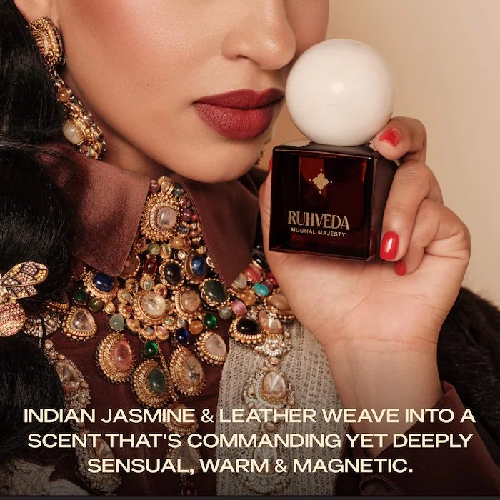 Ruhveda MUGHAL MAJESTY Eau de Parfum with Jasmine and Leather