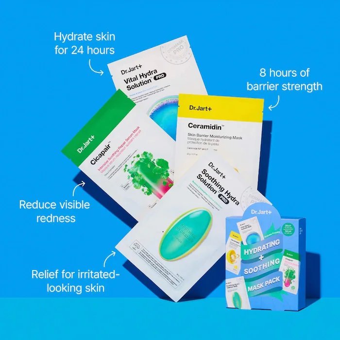 Dr. Jart+ Hydrating & Soothing Face Mask Value Set