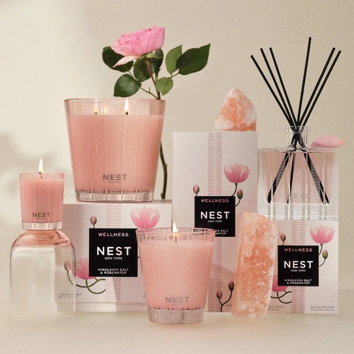NEST New York Himalayan Salt & Rosewater Diffuser