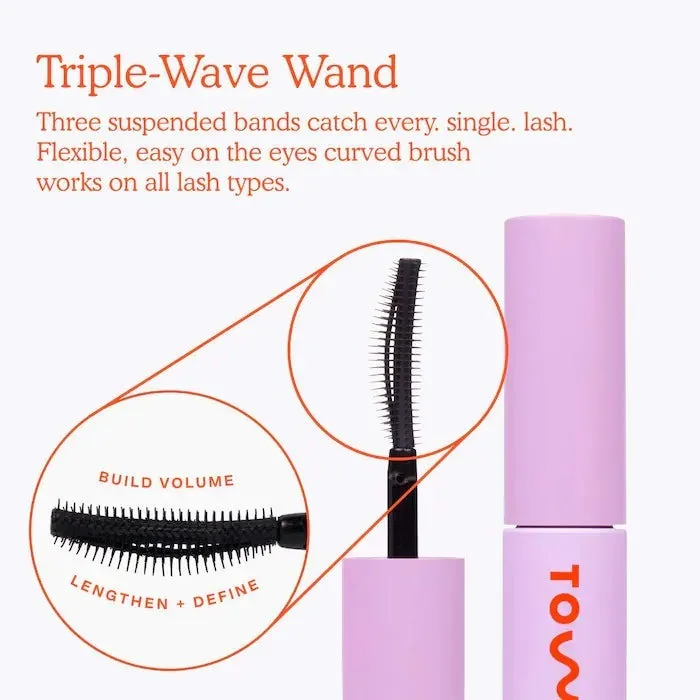 Tower 28 Beauty Mini MakeWaves Lengthening + Volumizing Mascara