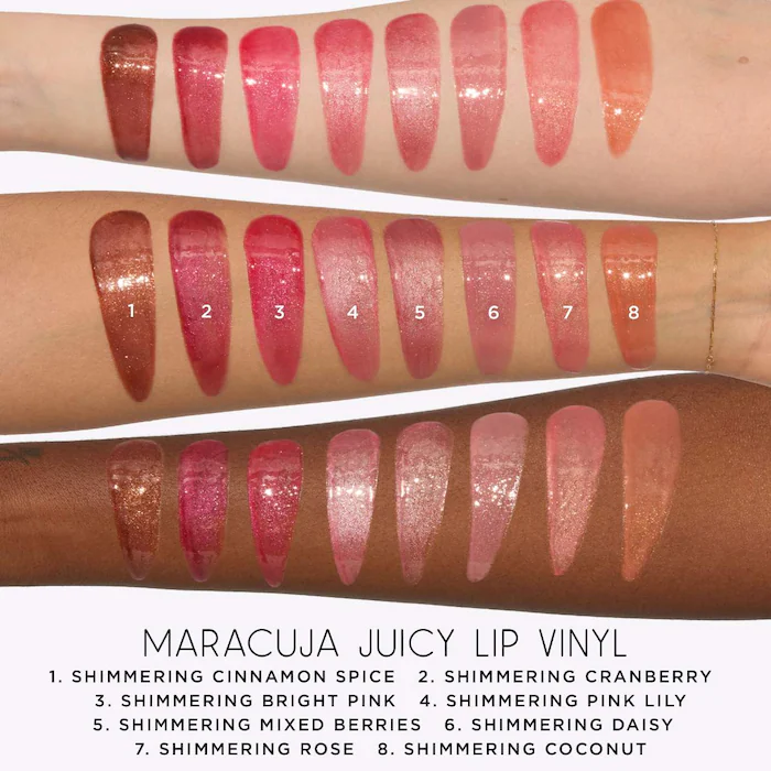 tarte maracuja juicy lip vinyl Shimmer Finish