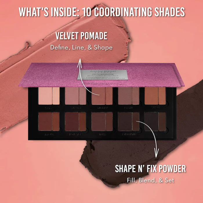 Danessa Myricks Beauty Groundwork: Blooming Romance – Palette For Eyes, Brows, Face & Lips