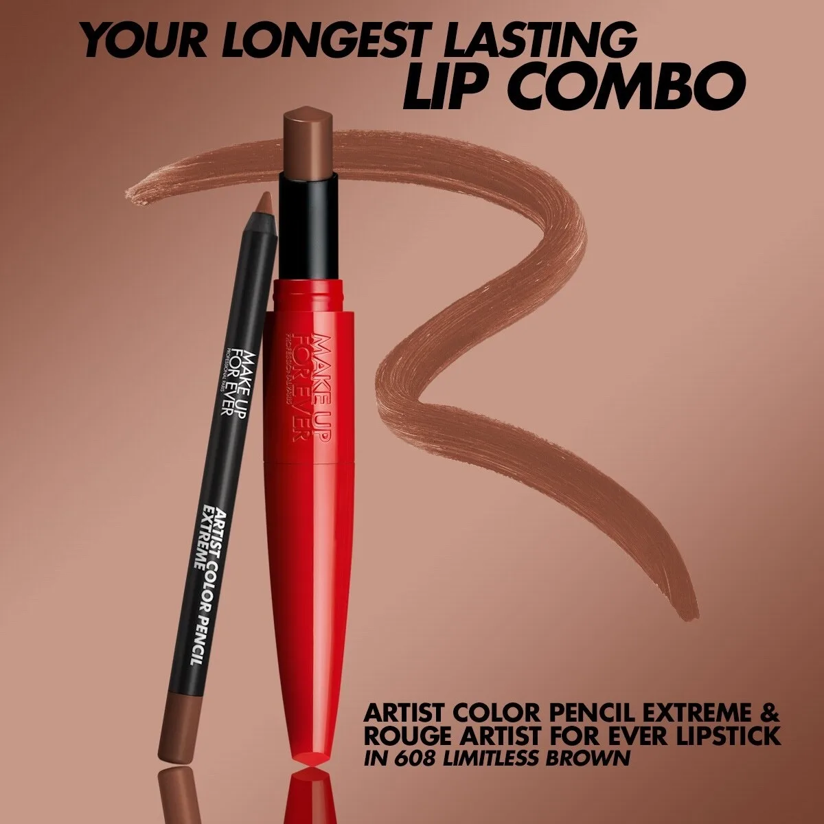 MAKE UP FOR EVER Rouge Artist For Ever Satin & Matte Lipstick