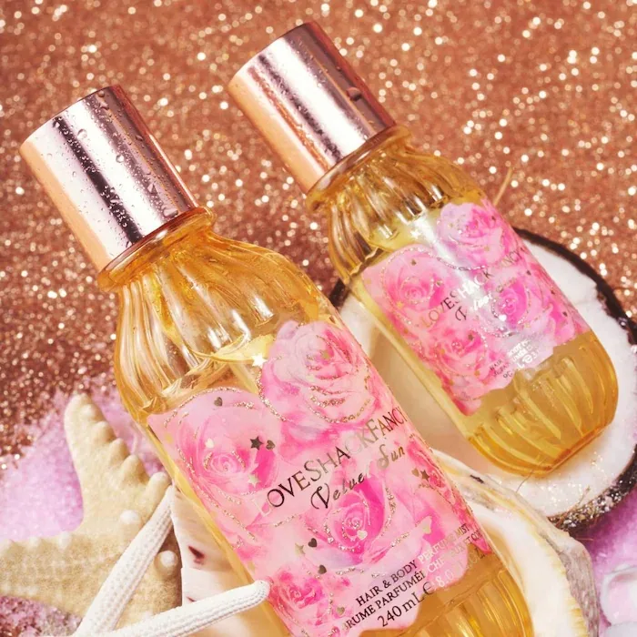 LoveShackFancy Velvet Sun Hair & Body Perfume Mist with Coconut Water