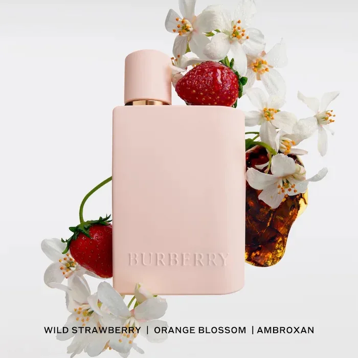 BURBERRY Her Eau de Parfum Intense with Strawberry and Orange Blossom