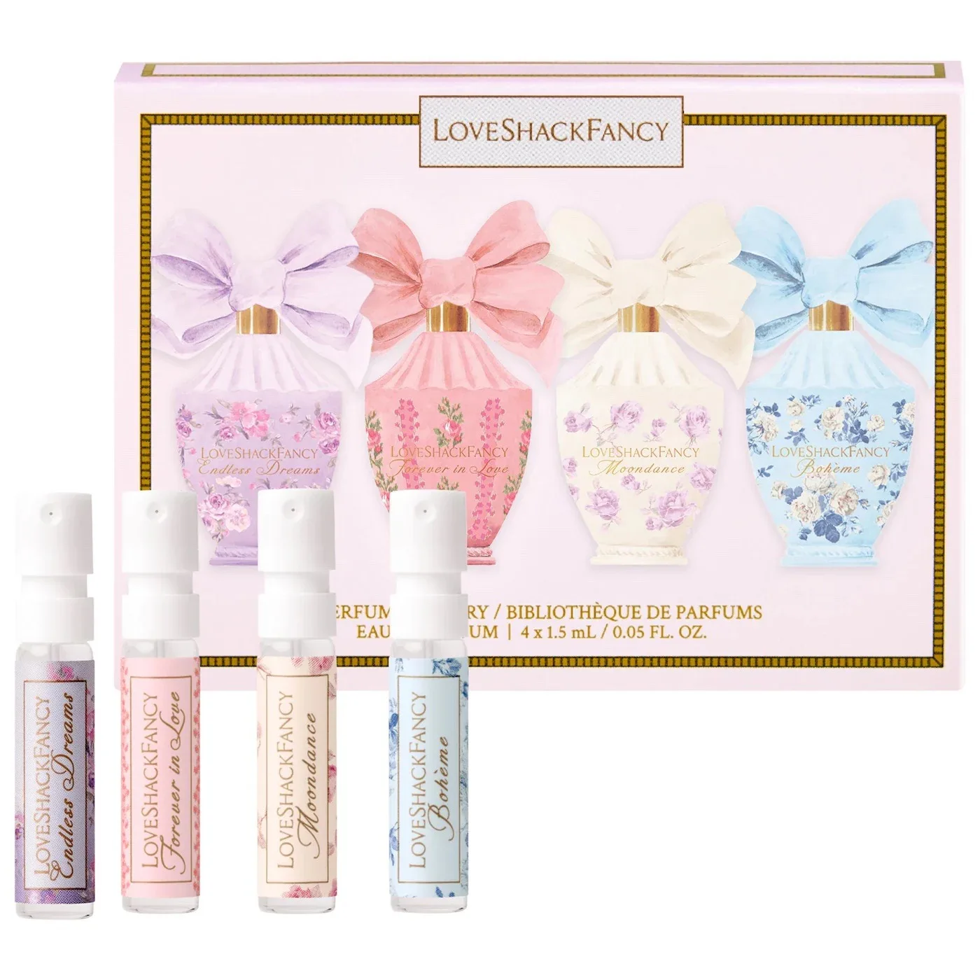 LoveShackFancy Perfume Library Eau de Parfum Discovery Set