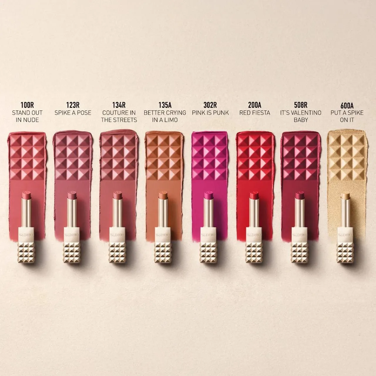 Valentino Spike Valentino Buttery Matte Lipstick
