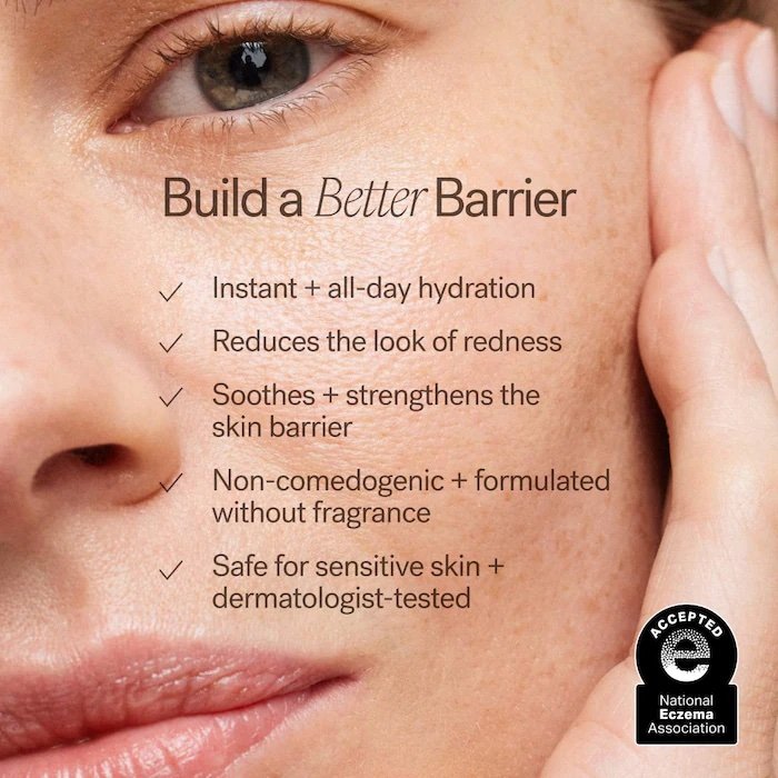 ILIA Barrier Build Skin Protectant Cream – Moisturizer with Ceramides