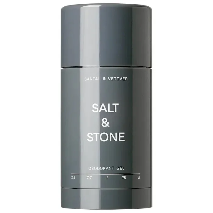 Salt & Stone Santal & Vetiver Aluminum-Free Clear Gel Deodorant for Sensitive Skin