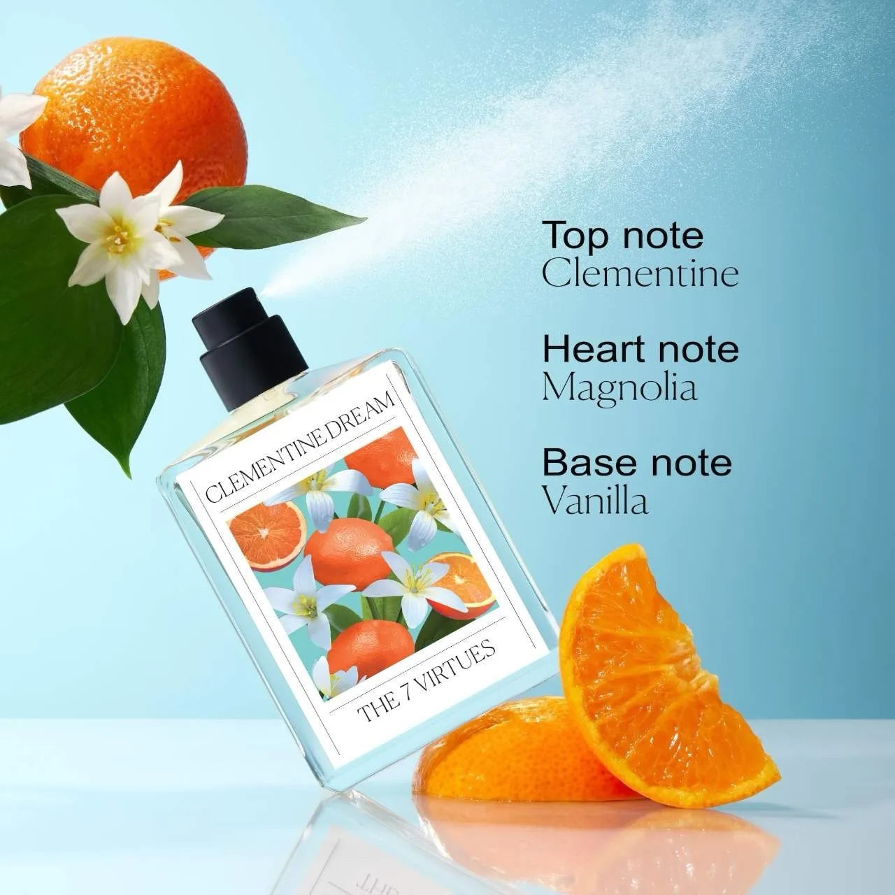 The 7 Virtues Clementine Dream Eau de Parfum with Vanilla