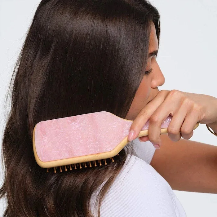 Emi Jay Bamboo Paddle Hair Brush in Pink Sugar