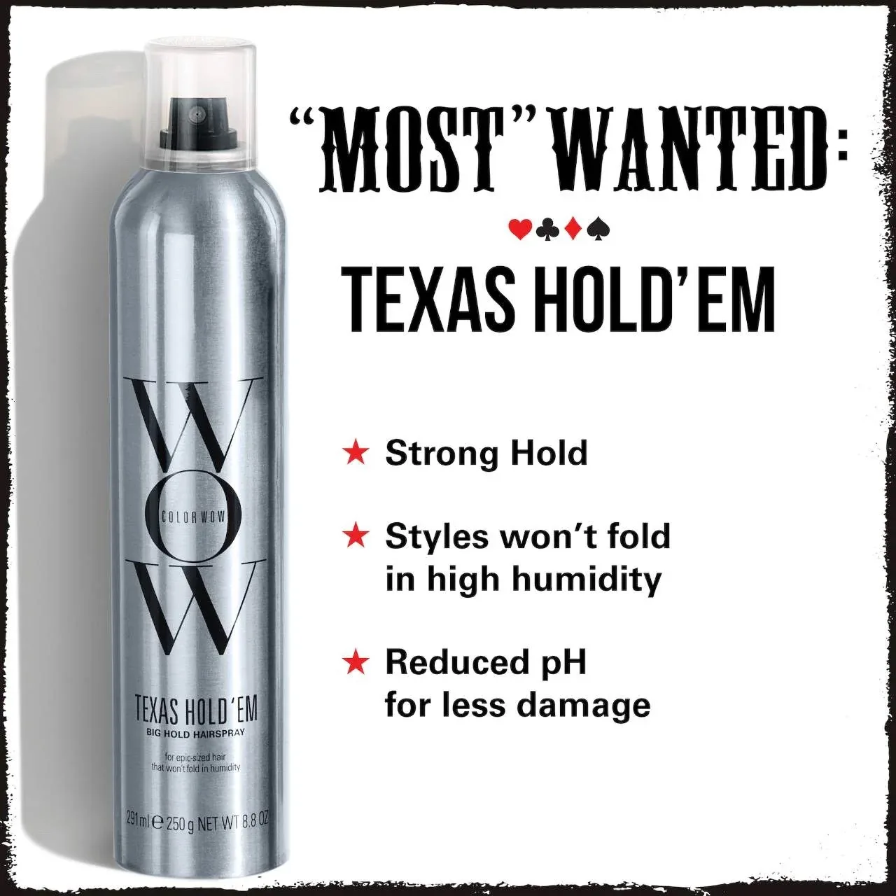COLOR WOW Texas Hold ‘Em Big Hold Hairspray