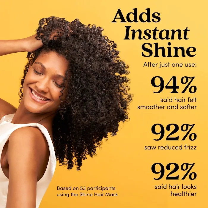 Fable & Mane Shine Hydrating Hair Mask for Fine to Medium Hair