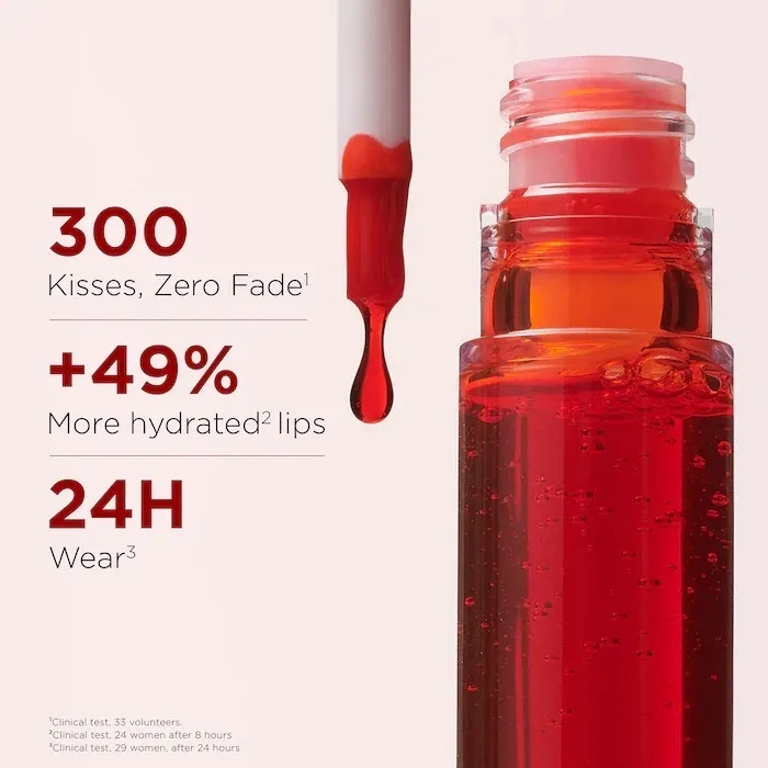 Clarins Hydrating Water Lip Stain Kiss-Proof & Matte Finish