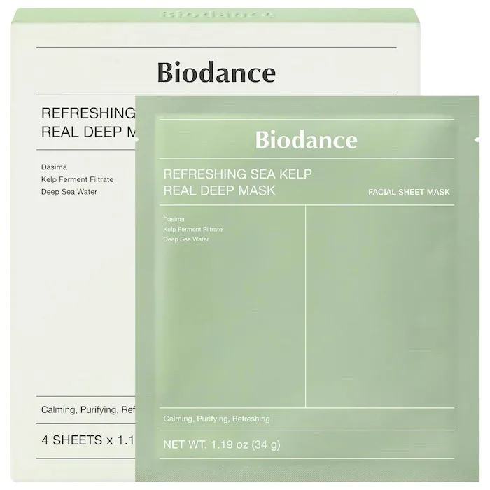 Biodance Refreshing Sea Kelp Real Deep Mask for Calming & Sebum Control