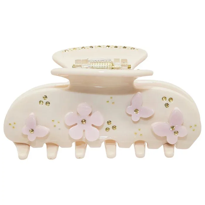 Emi Jay Sweetheart Hair Claw Clip in Pink Angel Food