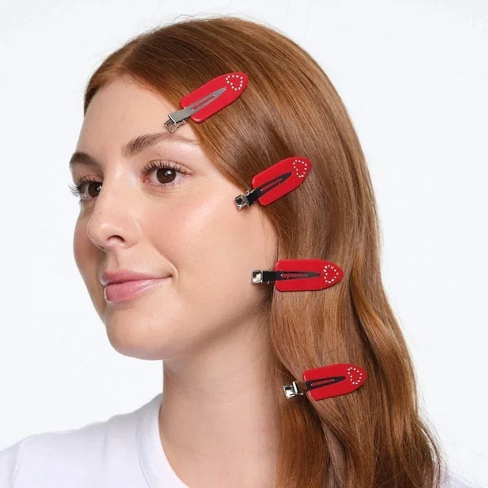 Emi Jay Popstar Hair Setting Clips in Amour Rouge