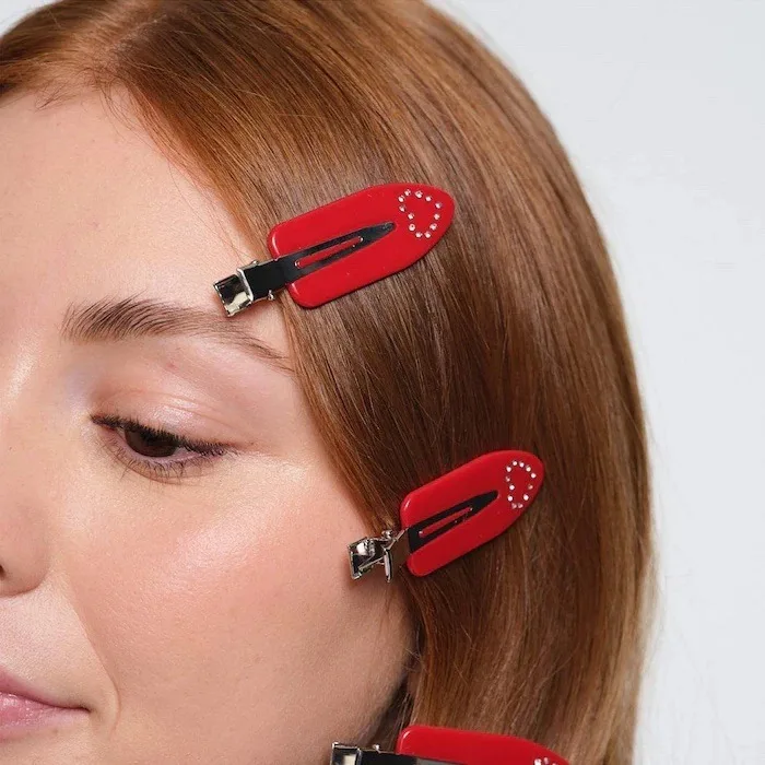 Emi Jay Popstar Hair Setting Clips in Amour Rouge
