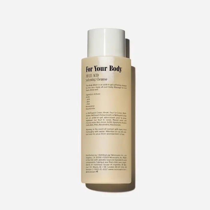 Nécessaire The Body Wash Hinoki – Treatment Softening Cleanse with AHA/BHA/PHA + Resveratrol