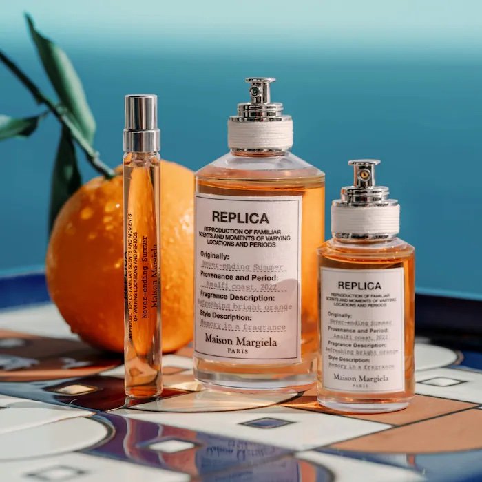Maison Margiela ‘REPLICA’ Never-ending Summer Eau de Toilette with Orange and Spritz Accord