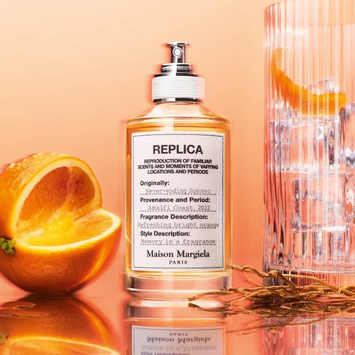 Maison Margiela ‘REPLICA’ Never-ending Summer Eau de Toilette with Orange and Spritz Accord