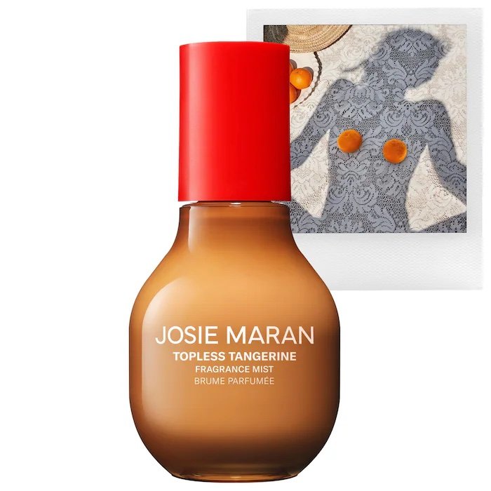 Josie Maran Topless Tangerine – Body + Hair Fragrance Mist with 100% Natural Scents