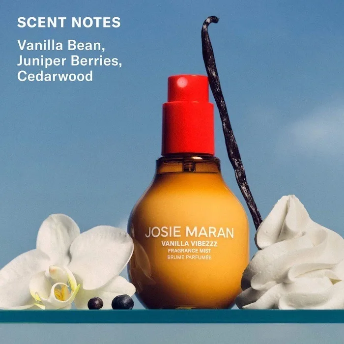 Josie Maran Vanilla Vibezzz – Body + Hair Fragrance Mist with 100% Natural Scents
