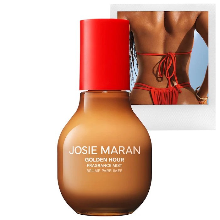Josie Maran Golden Hour – Body + Hair Fragrance Mist with 100% Natural Scents