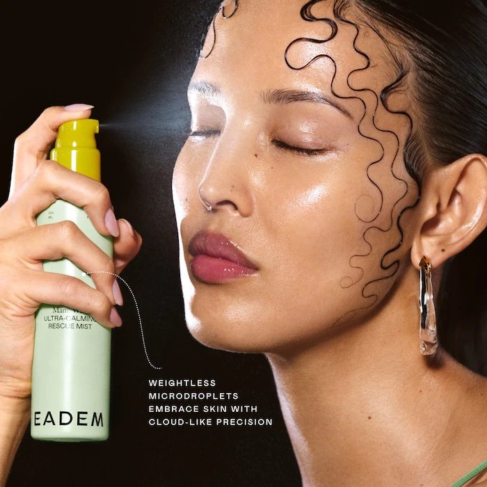 EADEM Mami Wata Barrier Strengthening Face Mist with Cica, Panthenol, Ectoin for Sensitive, Irritated Skin
