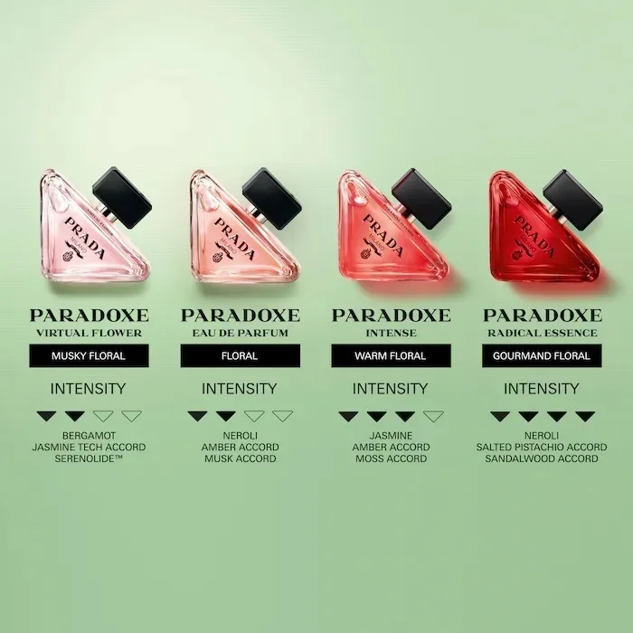Prada Paradoxe Radical Essence Parfum with Sandalwood & Salted Pistachio