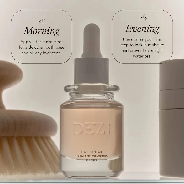 Dezi Skin Pink Nectar Squalane Oil-Serum Hydrating Drops